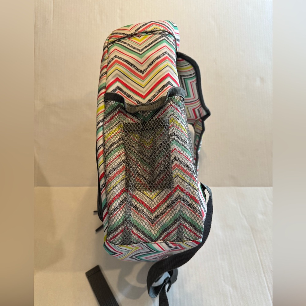 Thirty-One Multicolor Chevron Sling Backpack - Picture 4 of 8
